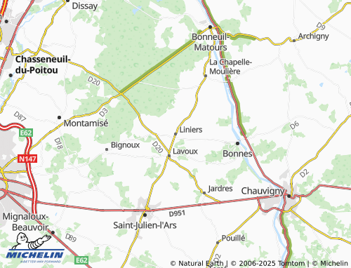 MICHELIN Liniers map - ViaMichelin