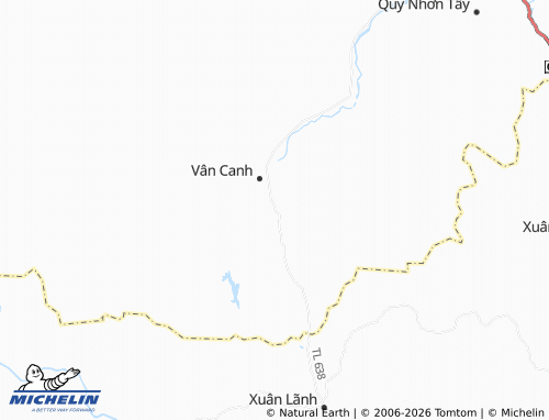 MICHELIN Vân Canh map - ViaMichelin