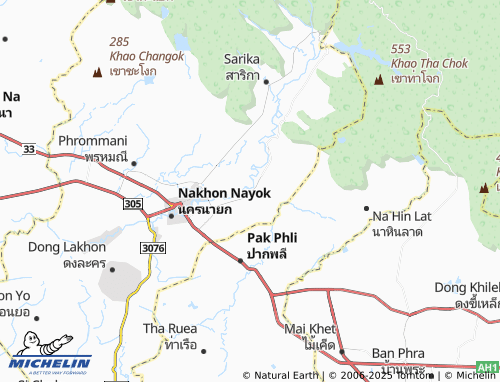 MICHELIN Si Nawa map - ViaMichelin