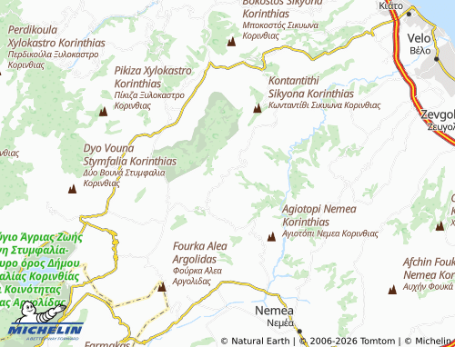 MICHELIN Bozikas map - ViaMichelin