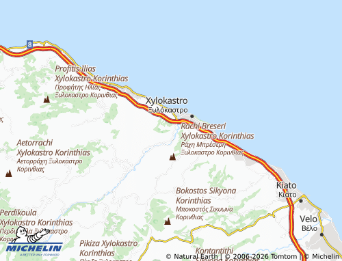 MICHELIN Mertikeika map - ViaMichelin