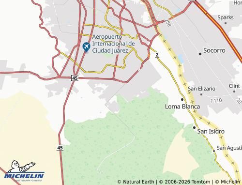 Mappa MICHELIN Paraje del Sur - ViaMichelin