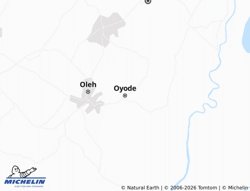 MICHELIN Oyode map - ViaMichelin