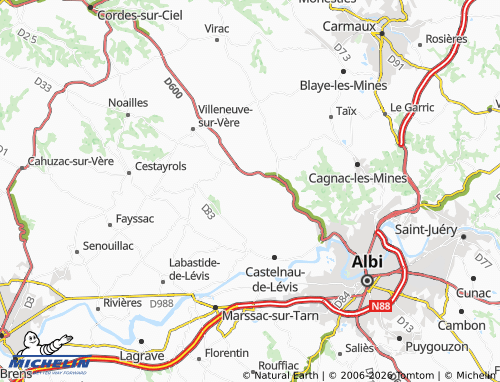 Mapa MICHELIN Sainte-Croix - ViaMichelin