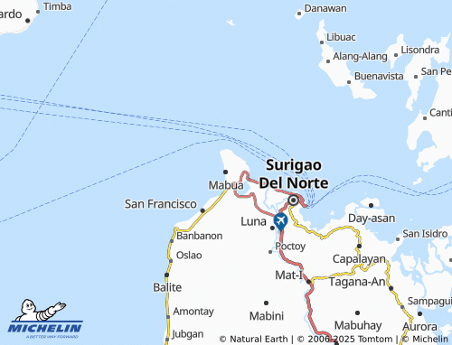 MICHELIN Mabua map - ViaMichelin