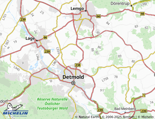 Carte MICHELIN Oettern - ViaMichelin