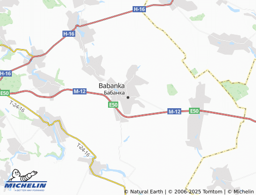 MICHELIN Babanka map - ViaMichelin
