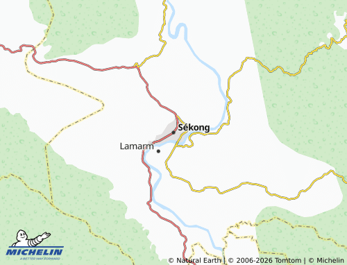 Mapa MICHELIN Sekong - ViaMichelin