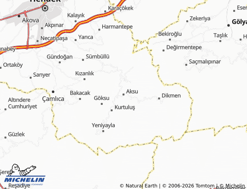 Mappa MICHELIN Aksu - ViaMichelin