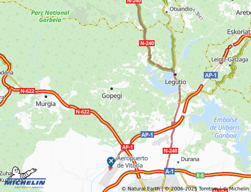 MICHELIN-Landkarte Eribe - ViaMichelin