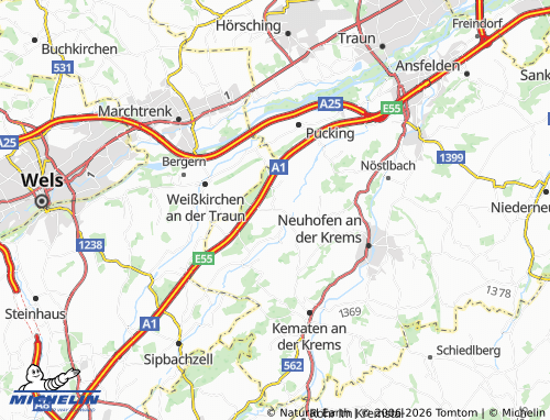 MICHELIN Allhaming map - ViaMichelin