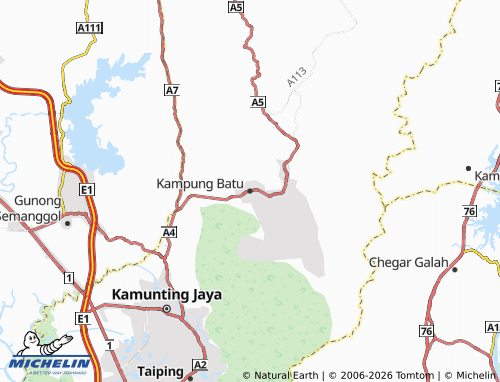 MICHELIN-Landkarte Kampung Batu - ViaMichelin