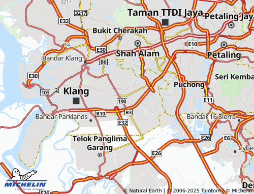 MICHELIN-Landkarte Kampung Bukit Naga - ViaMichelin