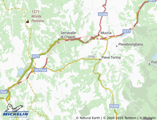 MICHELIN Fiume map - ViaMichelin