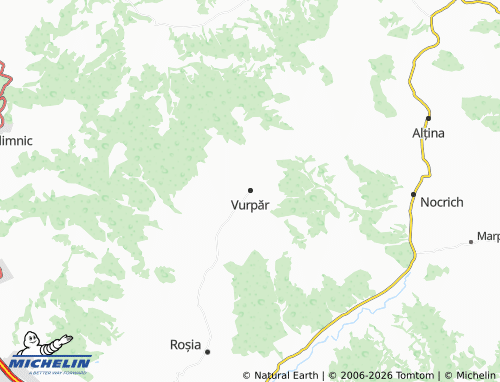 Mappa MICHELIN Vurpăr - ViaMichelin