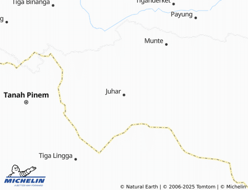 MICHELIN Juhar map - ViaMichelin