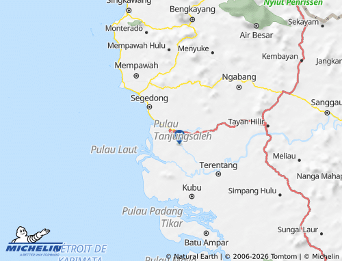 Kaart MICHELIN Kalimantan Barat - ViaMichelin