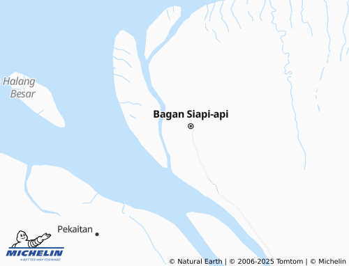 MICHELIN Bagan Barat map - ViaMichelin