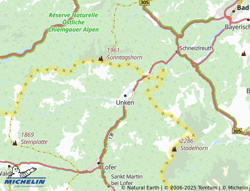 Carte MICHELIN Unken - ViaMichelin