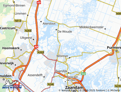 Kaart MICHELIN Westknollendam - ViaMichelin