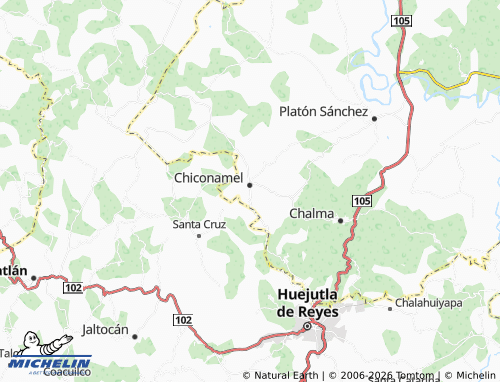 MICHELIN Cuilocuatitla map - ViaMichelin