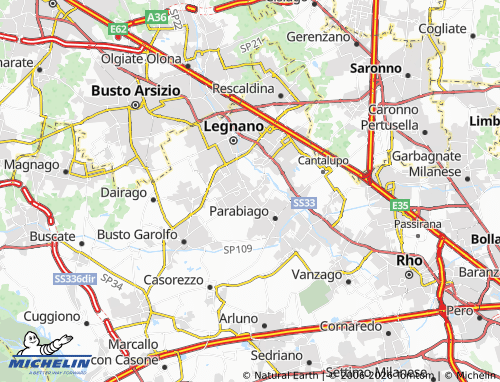 Mappa MICHELIN Canegrate - ViaMichelin