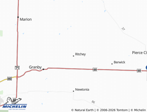 Mappa MICHELIN Ritchey - ViaMichelin