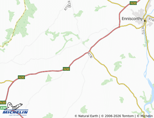 Kaart MICHELIN Clonroche - ViaMichelin