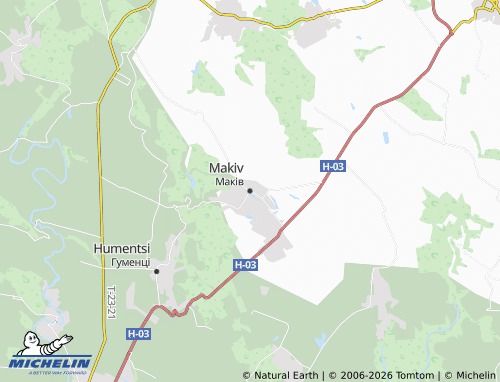 MICHELIN Makiv map - ViaMichelin