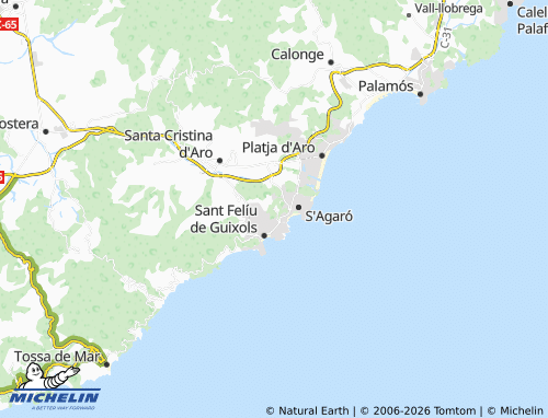 Carte MICHELIN Les Bateries - ViaMichelin