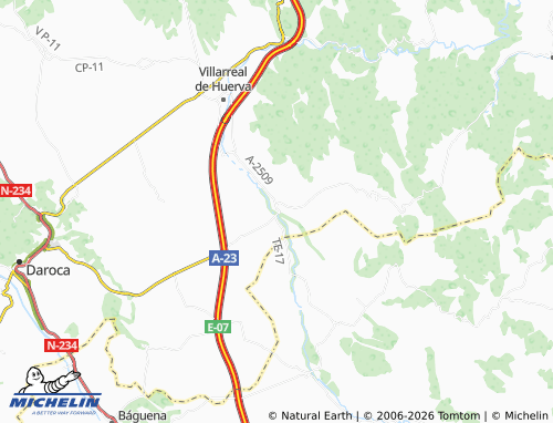 Kaart MICHELIN Badules - ViaMichelin