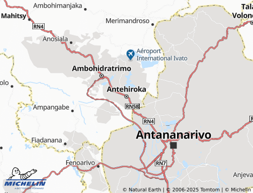 MICHELIN Antehiroka map - ViaMichelin