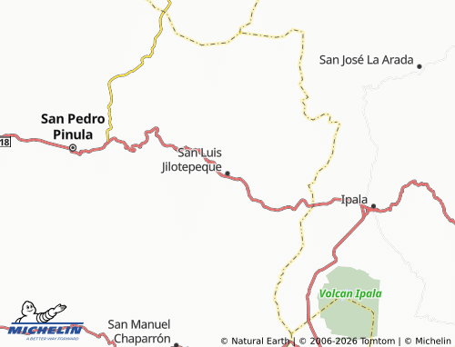 Mappa MICHELIN San Luis Jilotepeque - ViaMichelin