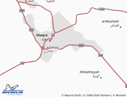 Carte MICHELIN al-Nakheel - ViaMichelin