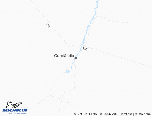 MICHELIN Ourolândia map - ViaMichelin