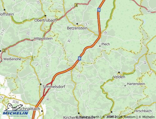 MICHELIN Riegelstein map - ViaMichelin