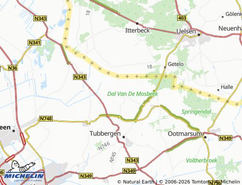 Mapa MICHELIN Manderveen - ViaMichelin