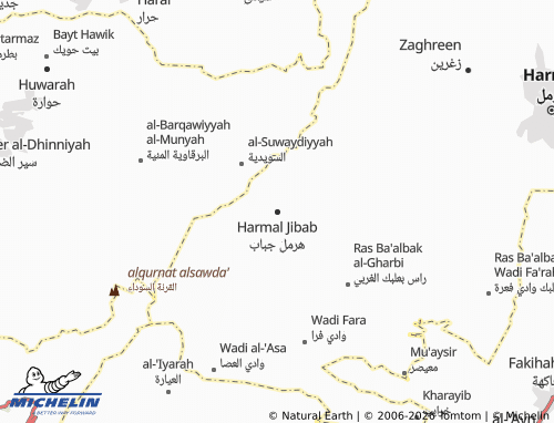 Mapa MICHELIN Harmal Jibab - ViaMichelin