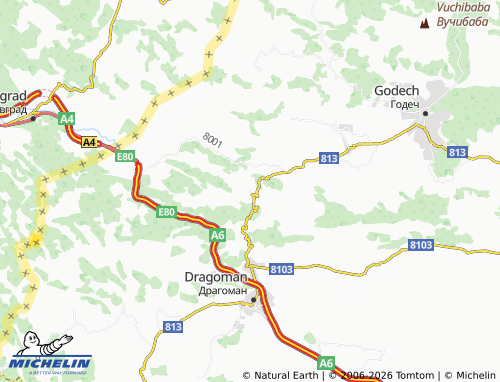 Mappa MICHELIN Prekraste - ViaMichelin