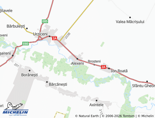 Mappa MICHELIN Alexeni - ViaMichelin