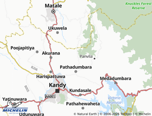 Mappa MICHELIN Ihala Yatawara - ViaMichelin