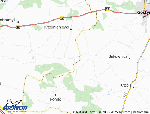 Mapa MICHELIN Oporowo - ViaMichelin