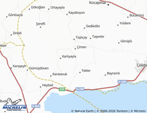 MICHELIN Kırkdeğirmen map - ViaMichelin