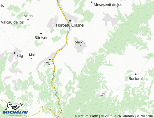 MICHELIN Hurez map - ViaMichelin