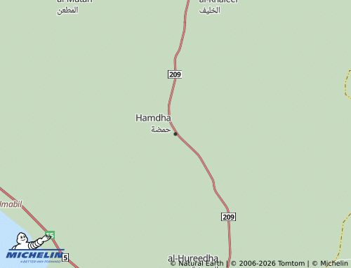 Carte MICHELIN Hamdha - ViaMichelin