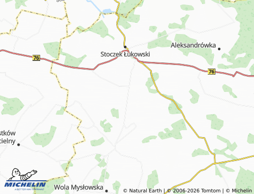 MICHELIN-Landkarte Kisielsk - ViaMichelin