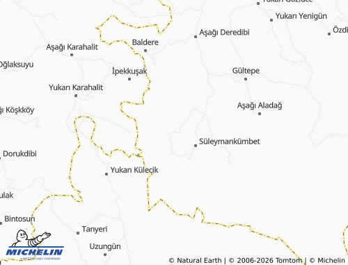 MICHELIN Karakazan map - ViaMichelin