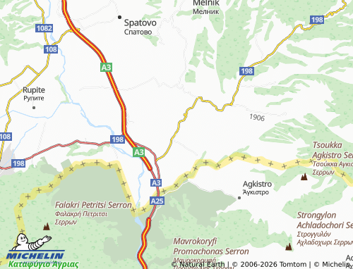 Mapa MICHELIN Dolno Spanchevo - ViaMichelin