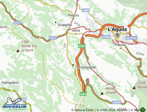 Mapa MICHELIN Foce - ViaMichelin