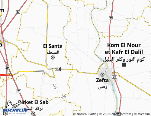 Carte MICHELIN al-'Ayshah - ViaMichelin
